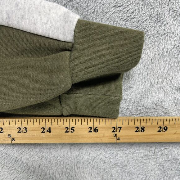 Nike Air Jogger Pants Womens Medium Olive Green Cotton Stretch Pockets Pull On - Picture 13 of 14